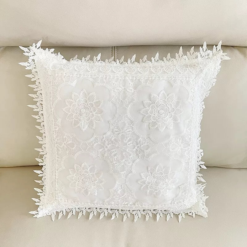 Embroideried Cotton Cushion Cover 45cm